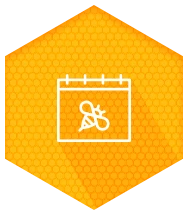 Ícone Eventos Sustentabilidade com Abelhas
