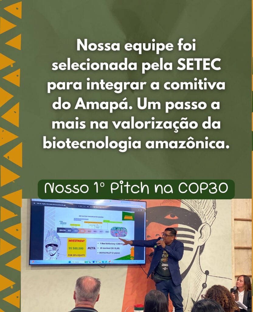 Nosso 1º pitch na COP30