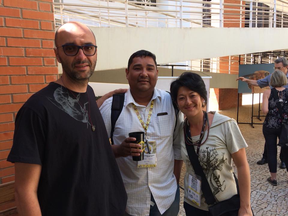 Encontro com o casal de Educadores para Conservação das Abelhas do Brasil Adriana Tiba e Julio Pupim, durante XII Encontro Sobre Abelhas – 2018.
